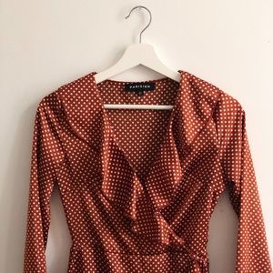 Polka Dot Ruffled Dress